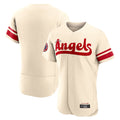 Los Angeles Angels Blank Player Cream FEDASGOGE City Connect Limited ELite Home Stitched Jerseys