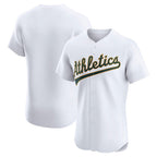 Oakland Athletics White FEDASGOGE Home Elite Jersey