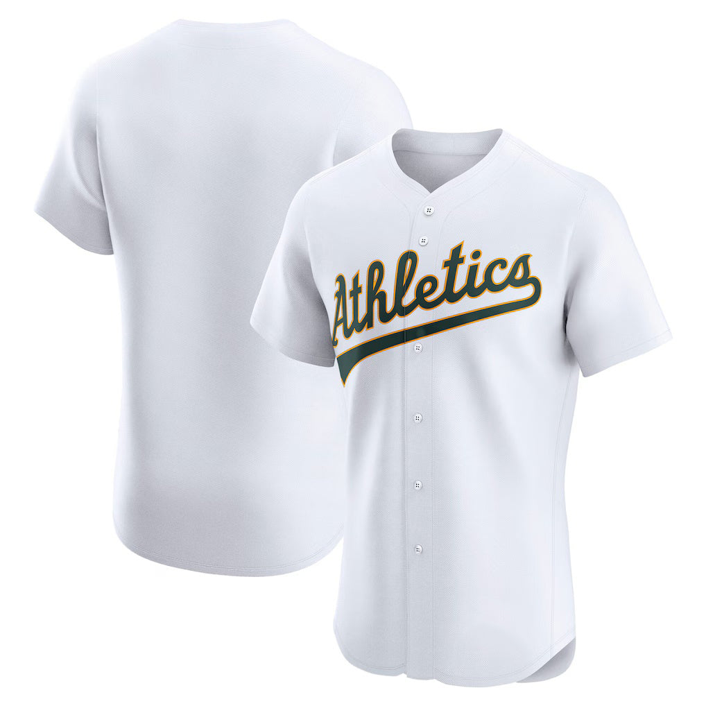 Oakland Athletics White FEDASGOGE Home Elite Jersey