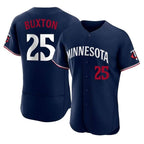 Minnesota Twins #25 Byron Buxton Player Navy FEDASGOGEReplica Home Limited Elite Stitched Jerseys