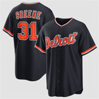 Detroit Tigers #31 Riley Greene Navy FEDASGOGE Alternate Stitched Jersey