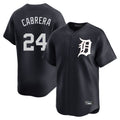 Detroit Tigers #24 Miguel Cabrera Player Navy FEDASGOGE Home Limited Game Stitched Jerseys