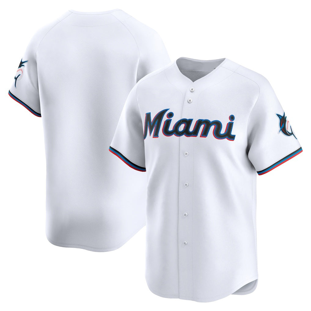Miami Marlins White FEDASGOGE Home Limited Jersey
