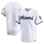 Miami Marlins White FEDASGOGE Home Limited Jersey