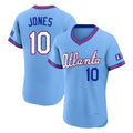 Atlanta Braves #10 Chipper Jones Player Powder Blue FEDASGOGE 2026 City Connect T-shirt Limited Elite Home Game Stitched Jerseys