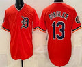 Detroit Tigers #13 Dillon Dingler Orange FEDASGOGE Limited Jersey