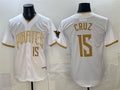 Pittsburgh Pirates #15 Oswin Appollis White FEDASGOGE 2026 City Connect Stadium Stitched Jersey