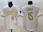 Pittsburgh Pirates #15 Oswin Appollis White FEDASGOGE 2026 City Connect Stadium Stitched Jersey