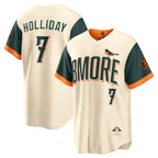 Baltimore Orioles #7 Jackson Holliday Natural FEDASGOGE 2026 City Connect Stadium Jersey