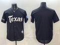 Texas Rangers Blank Black FEDASGOGE Gothic Mexico 2025 Vapor Premier Limited Stitched Jersey