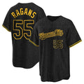 Kansas City Royals #55 Cole Ragans Player Black FEDASGOGE Snake Skin City Game Stitched Jerseys