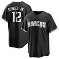Arizona Diamondbacks #12 Lourdes Gurriel Jr Player Black FEDASGOGE Game Home Stitched Jerseys