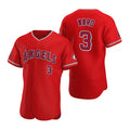 Los Angeles Angels #3 Waylor Ward FEDASGOGE Red Flex Base Stitched Jersey