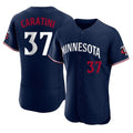 Minnesota Twins #37 Victor Caratini Player Navy FEDASGOGEReplica Home Limited Elite Stitched Jerseys
