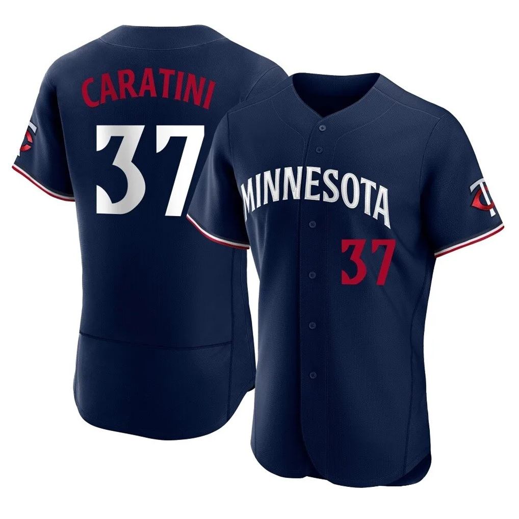 Minnesota Twins #37 Victor Caratini Player Navy FEDASGOGEReplica Home Limited Elite Stitched Jerseys