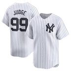 New York Yankees #99 Aaron Judge White FEDASGOGE Home Limited Player Jerseys