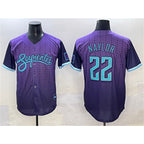 Arizona Diamondbacks #22 Josh Naylor Purple FEDASGOGE 2025 City Connect Limited Stitched Jersey