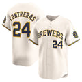 Milwaukee Brewers #24 William Contreras Cream FEDASGOGE Home Limited Player Jersey