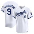 Kansas City Royals #9 Vinnie Pasquantino White FEDASGOGE 2024 Home Limited Stitched Jersey