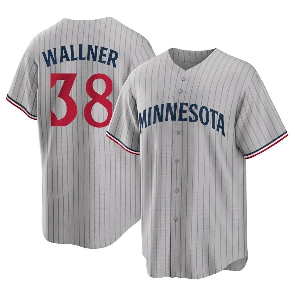 Minnesota Twins #38 Matt Wallner Player Gray FEDASGOGEGame Limited Home Stitched Jerseys