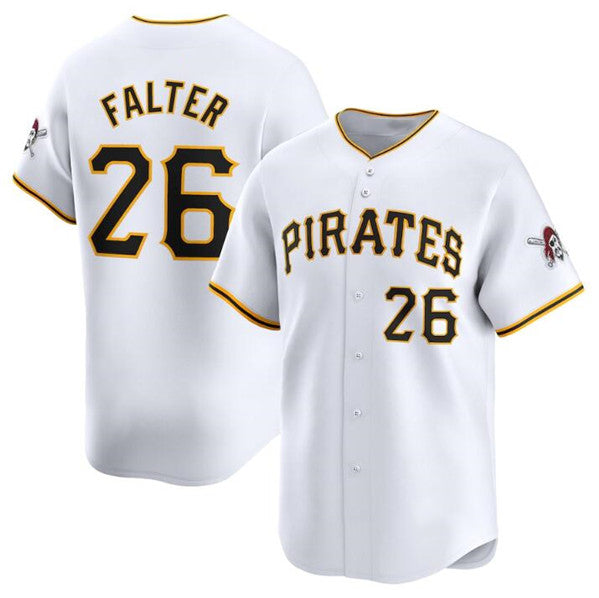 Pittsburgh Pirates #26 Bailey Falter White FEDASGOGE Home Limited Stitched Jersey