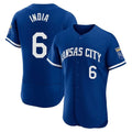 Kansas City Royals #6 Jonathan India Player Royal FEDASGOGE Limited Elite Home Stitched Jerseys