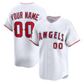 Custom Los Angeles Angels White FEDASGOGE Home Limited Jersey