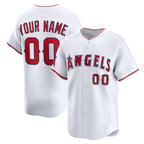 Custom Los Angeles Angels White FEDASGOGE Home Limited Jersey