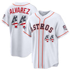 Houston Astros #44 Yordan Alvarez 2026 All-Star Edition Stars & Stripes White FEDASGOGE Stadium Jersey