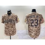 San Diego Padres #23 Fernando Tatis Jr Camo FEDASGOGE Stitched Cool Base Jerseys