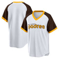 San Diego Padres White FEDASGOGE Home Cooperstown Collection Team Jersey