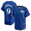 Minnesota Twins #9 Trevor Larnach Player Royal FEDASGOGECity Connect Limited Home Stitched Jerseys