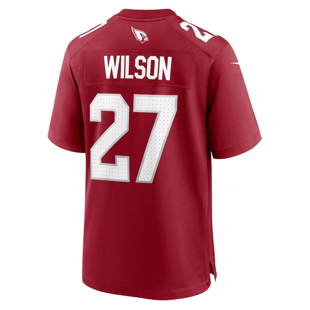 A.Cardinals #27 Divaad Wilson Cardinal FEDASGOGE Team Game Jersey