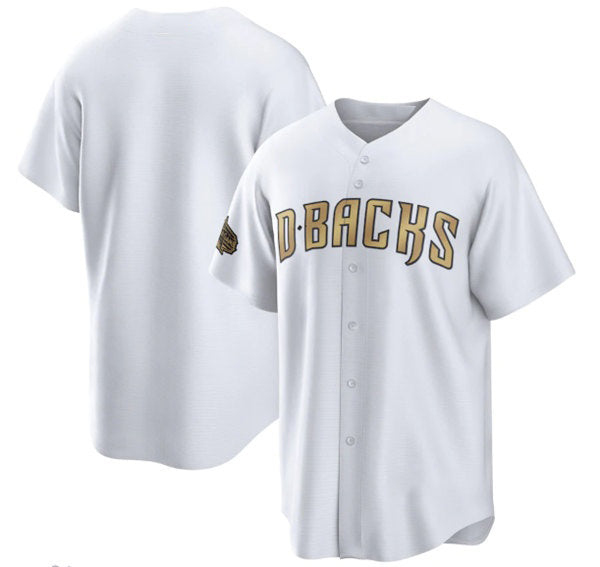 Arizona Diamondbacks Blank White FEDASGOGE 2022 All-Star Cool Base Stitched Jersey