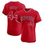 Los Angeles Angels #44 Ben Joyce Player Red FEDASGOGE Home Limited Elite Stitched Jerseys