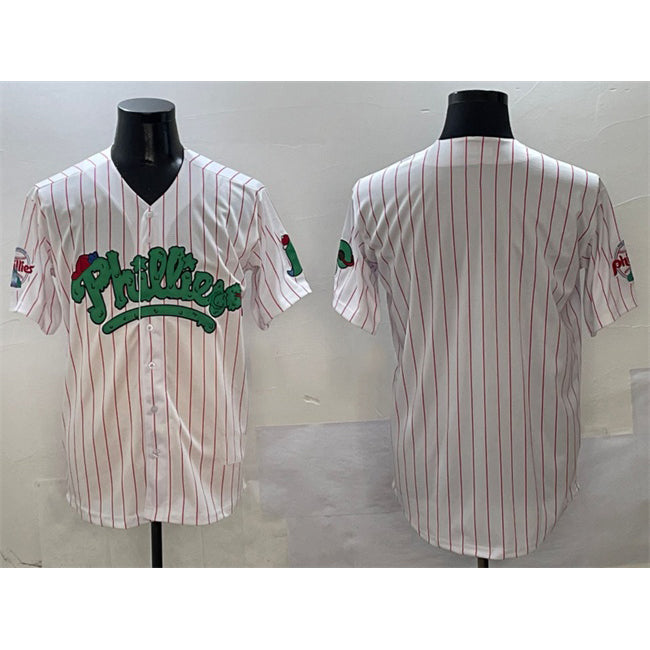 Philadelphia Phillies Blank White FEDASGOGE Phanatic Limited Stitched Jersey