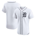 Detroit Tigers White FEDASGOGE Home Elite Jersey