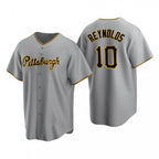 ittsburgh Pirates #10 Bryan Reynolds Gray FEDASGOGE Road Cool Base Jersey