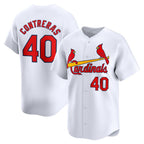 St. Louis Cardinals #40 Willson Contreras White FEDASGOGE Home Limited Player Jersey
