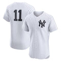 New York Yankees #11 Anthony Volpe White FEDASGOGE Home Elite Jersey