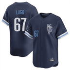 Kansas City Royals #67 Seth Lugo Player Navy FEDASGOGE City Connect Limited Home Stitched Jerseys