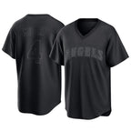 Los Angeles Angels #4 Christian Moore Player Black FEDASGOGE Pitch Fashion T-shirt Stitched Jerseys