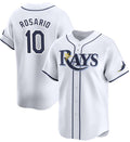 Tampa Bay Rays #10 Amed Rosario White FEDASGOGE Home Limited Stitched Jersey