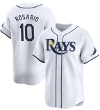 Tampa Bay Rays #10 Amed Rosario White FEDASGOGE Home Limited Stitched Jersey
