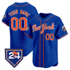 Cutsom New York Mets Active Player Royal FEDASGOGE 2024 Spring Training Vapor Premier Limited Stitched Jersey