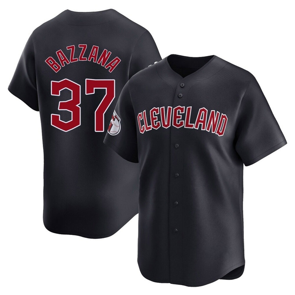 Cleveland Guardians #37 Travis Bazzana Player Navy FEDASGOGE Limited Home Game Stitched Jerseys
