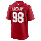 A.Cardinals #98 Jared Harrison-Hunte Cardinal Team Game Football jersey FEDASGOGE
