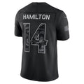 B.Ravens #14 Kyle Hamilton Black 2026 Salute to Service Stitched Limited Football jersey FEDASGOGE