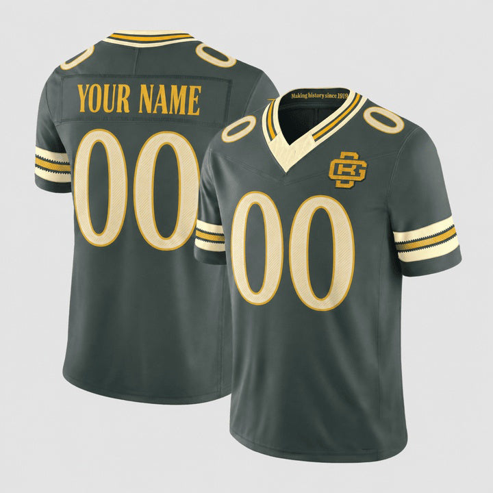 Custom GB.Packers Green Rivalries Jersey FEDASGOGE - All Stitched Jersey FEDASGOGE