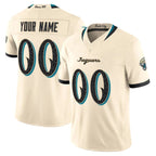 Custom J.Jaguars Natural 2026 Rivalries Vapor Limited Jersey FEDASGOGE - All Stitched Jersey FEDASGOGE